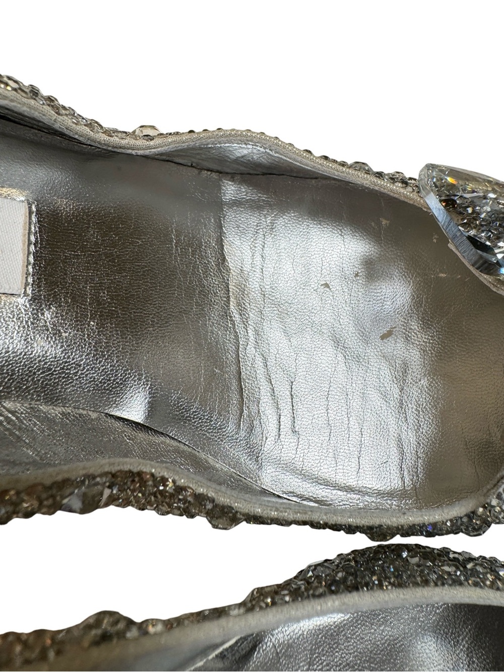 Jimmy Choo "Cinderella" Allure Crystal Covered Pointy Toe Pumps Heels 9 / 39 - Picture 16 of 16